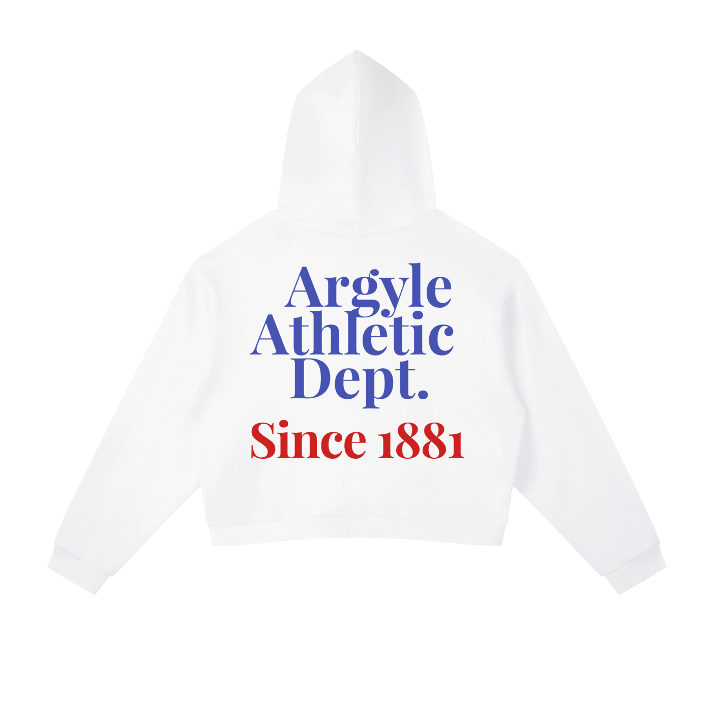 Womens Legacy Stripe Cropped Hoodie