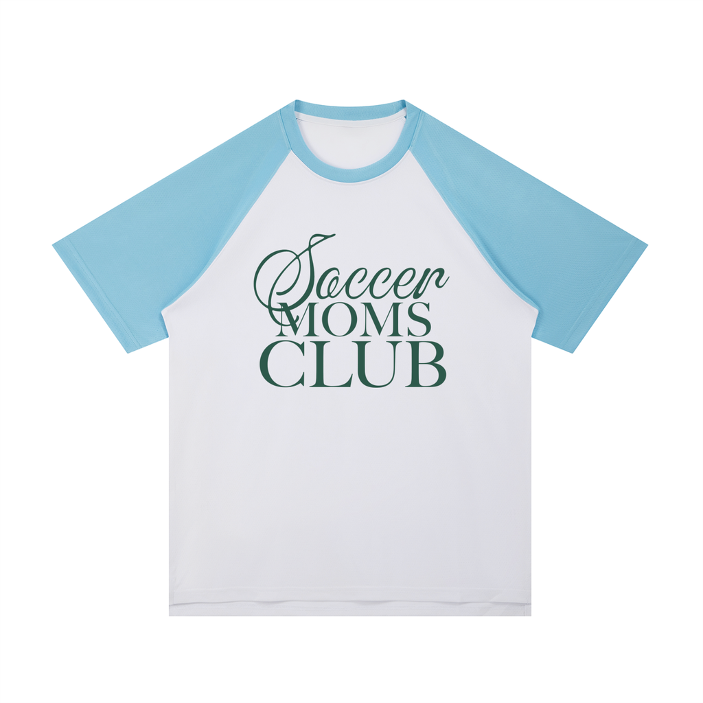 Soccer Moms Raglan Sleeve Mesh Tee