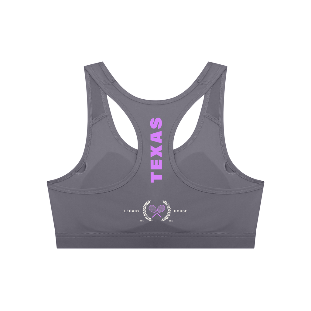 Womens Tennis Cropped Sports Bra