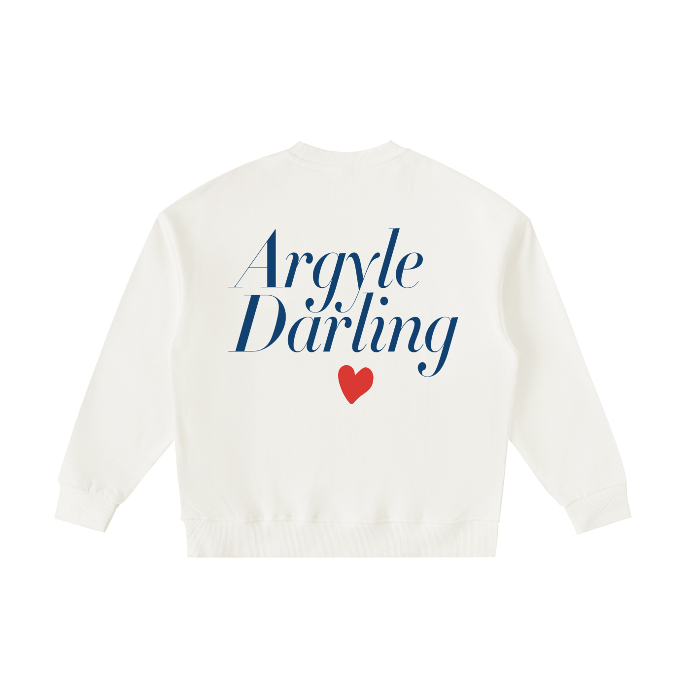 Youth Argyle Darlin' Fleece Crewneck Sweatshirt