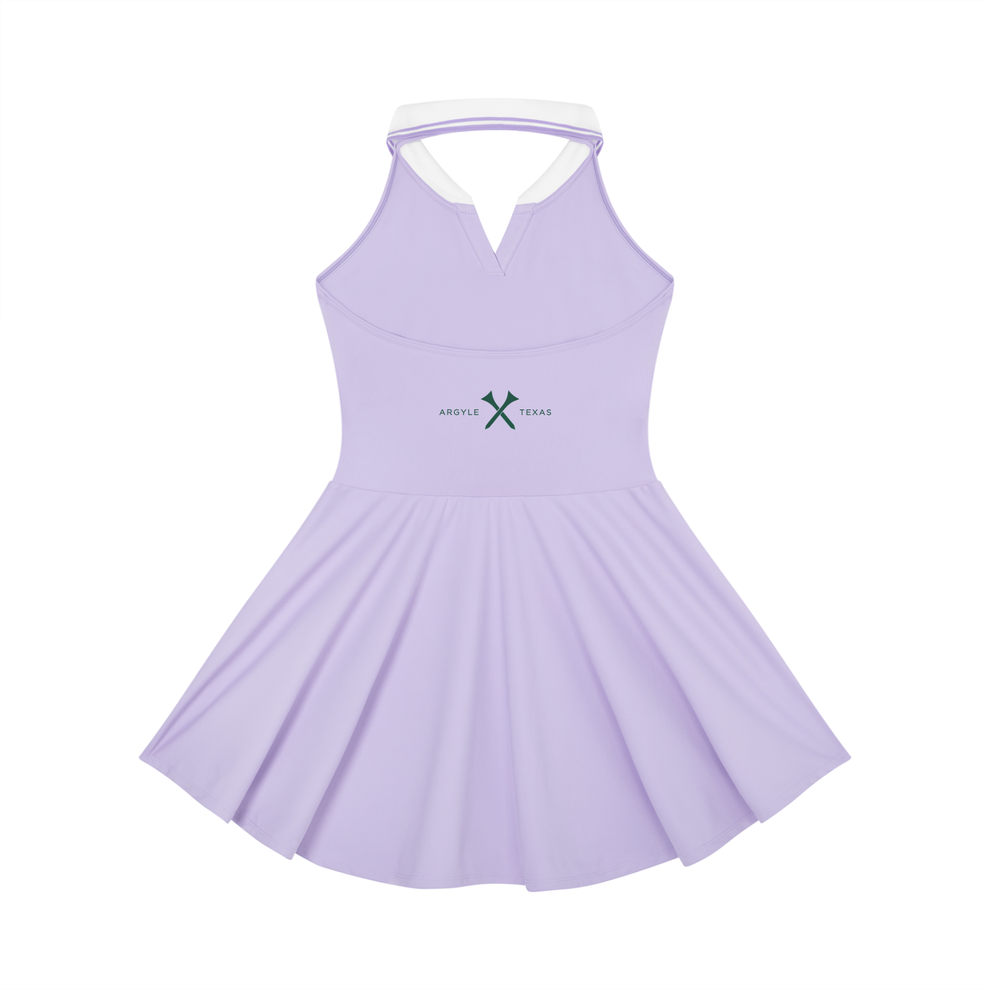 Womens Collared Halter Golf Dress