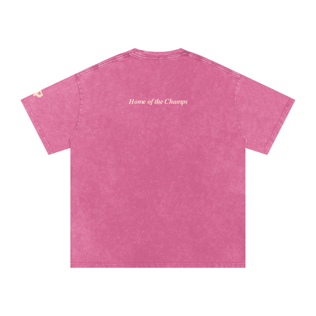 Unisex Champs Washed Oversized Cotton Tee